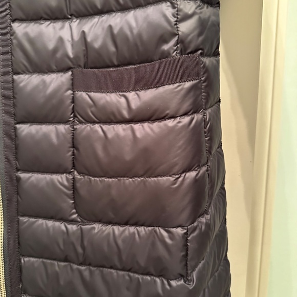 Moncler light down navy blue coat - Picture 9 of 16